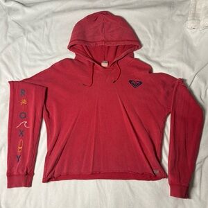 Roxy Coral Hoodie with Sleeve Graphics